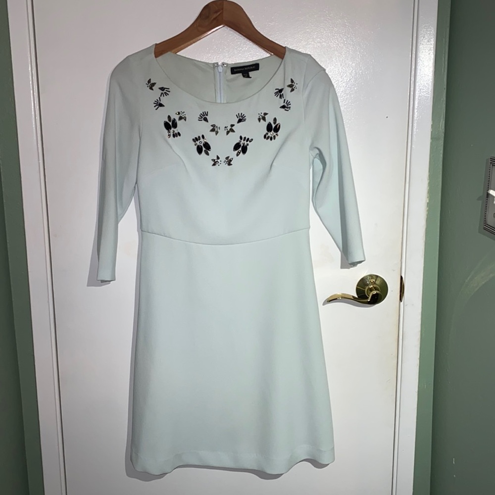 Rare Mint Blue Banana Republic Dress
